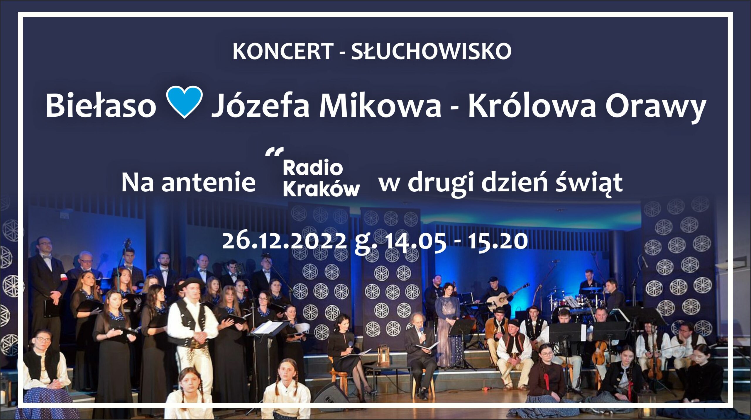 Muzyczne słuchowisko "Biełaso💙. Józefa Mikowa - królowa Orawy" w święta na antenie Radia Kraków
